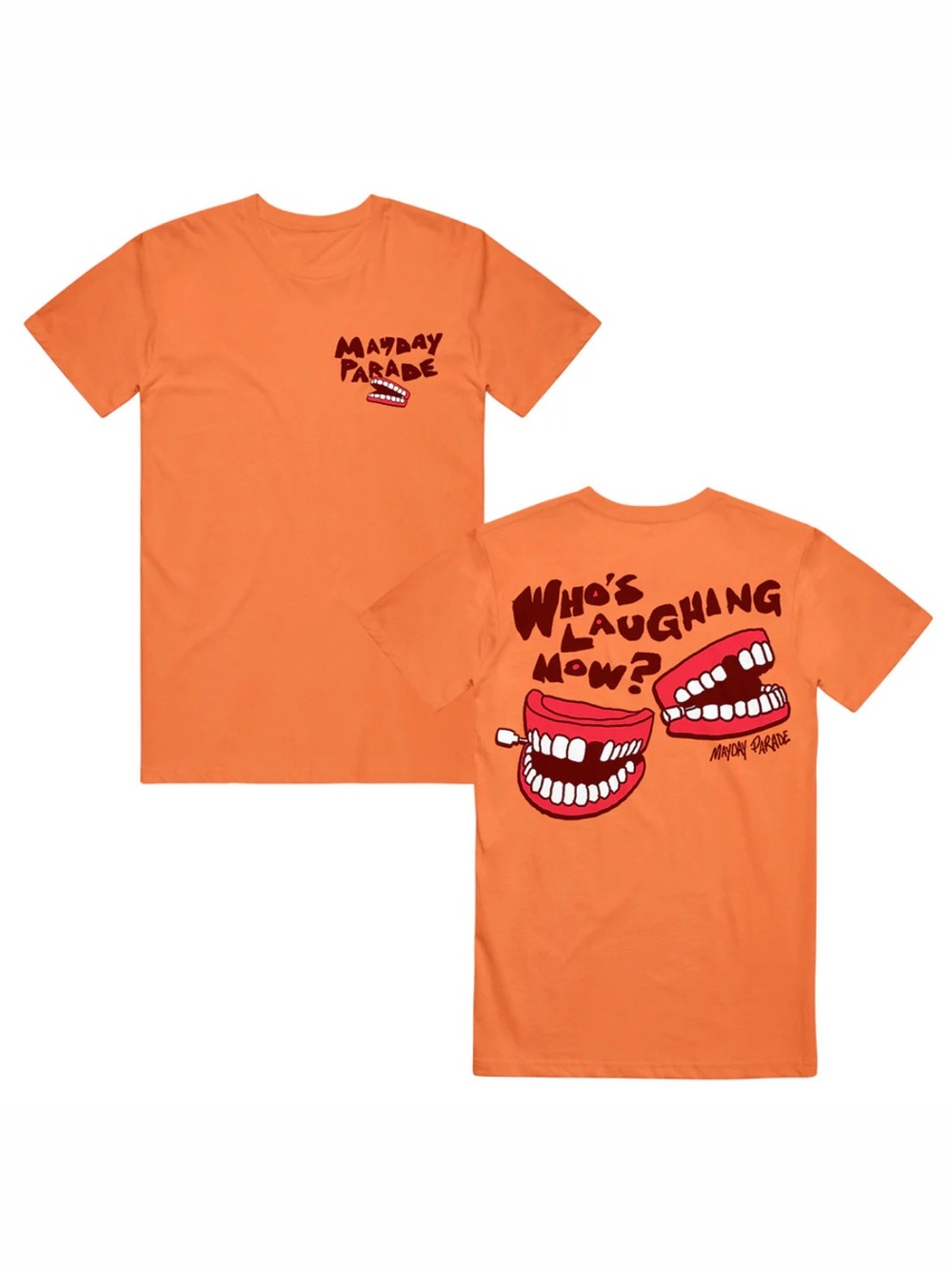 Mayday Parade Orange Graphic Tee
